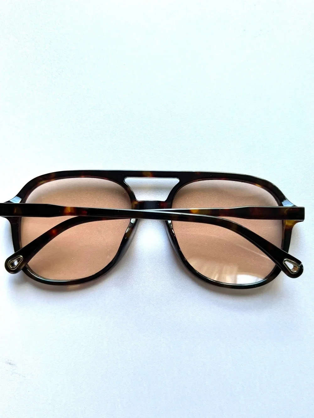 Sojos Light Brown Tortoiseshell Oversized Aviator Sunglasses